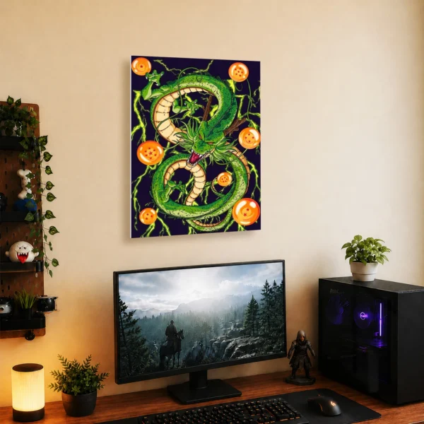Anime Metal Poster Wall Decor - DB Shenron - C - Image 5