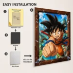 Anime Metal Poster Wall Decor - DB Goku - A - Image 2