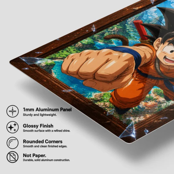Anime Metal Poster Wall Decor - DB Goku - A - Image 6