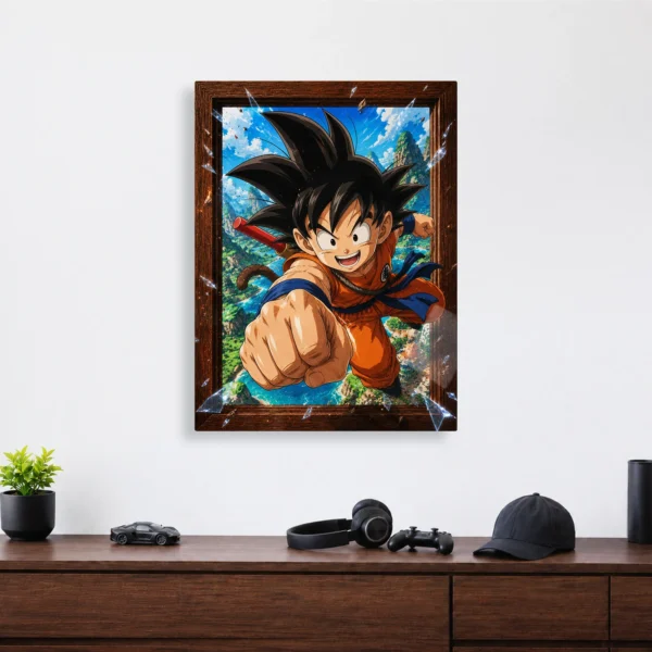 Anime Metal Poster Wall Decor - DB Goku - A - Image 4