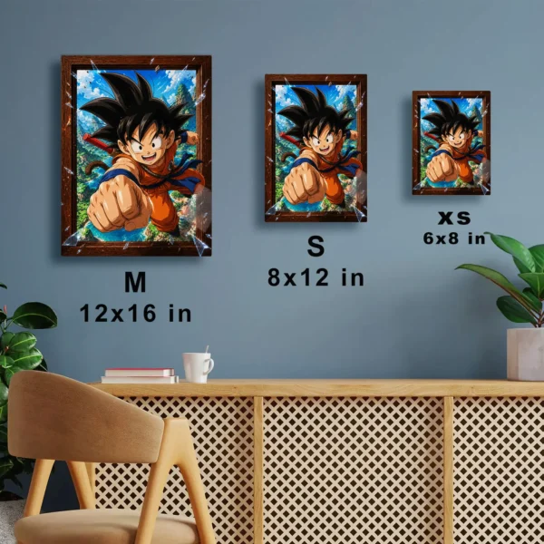 Anime Metal Poster Wall Decor - DB Goku - A - Image 7