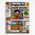 Anime Metal Poster Wall Decor - DB Newspaper