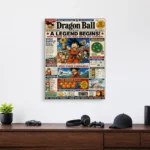 Anime Metal Poster Wall Decor - DB Newspaper - Image 4