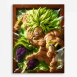 Anime Metal Poster Wall Decor - DB Broly - A