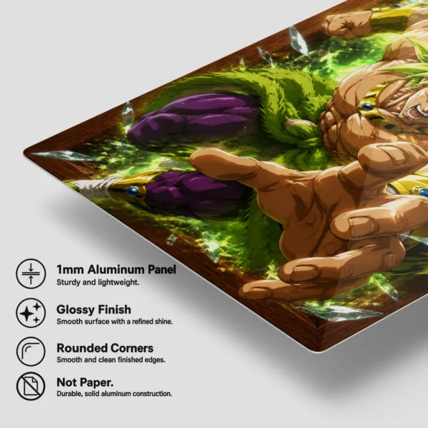 Anime Metal Poster Wall Decor - DB Broly - A - Image 6