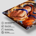 Anime Metal Poster Wall Decor - DB Goku - B - Image 6