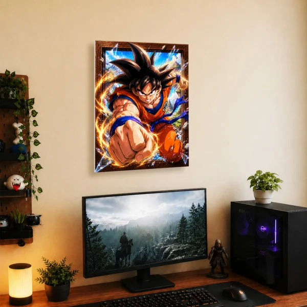 Anime Metal Poster Wall Decor - DB Goku - B - Image 5