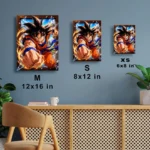 Anime Metal Poster Wall Decor - DB Goku - B - Image 7