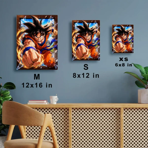 Anime Metal Poster Wall Decor - DB Goku - B - Image 7