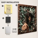 Anime Metal Poster Wall Decor - AOT - C - Image 2