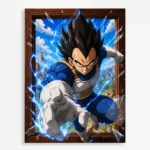 Anime Metal Poster Wall Decor - DB Vegeta - C