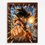 Anime Metal Poster Wall Decor - DB Goku - C