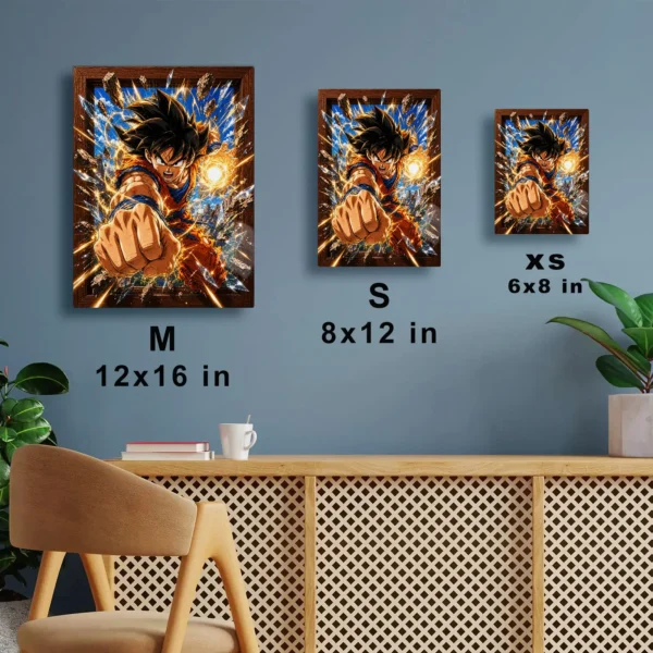 Anime Metal Poster Wall Decor - DB Goku - C - Image 7