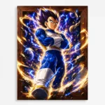 Anime Metal Poster Wall Decor - DB Vegeta - D