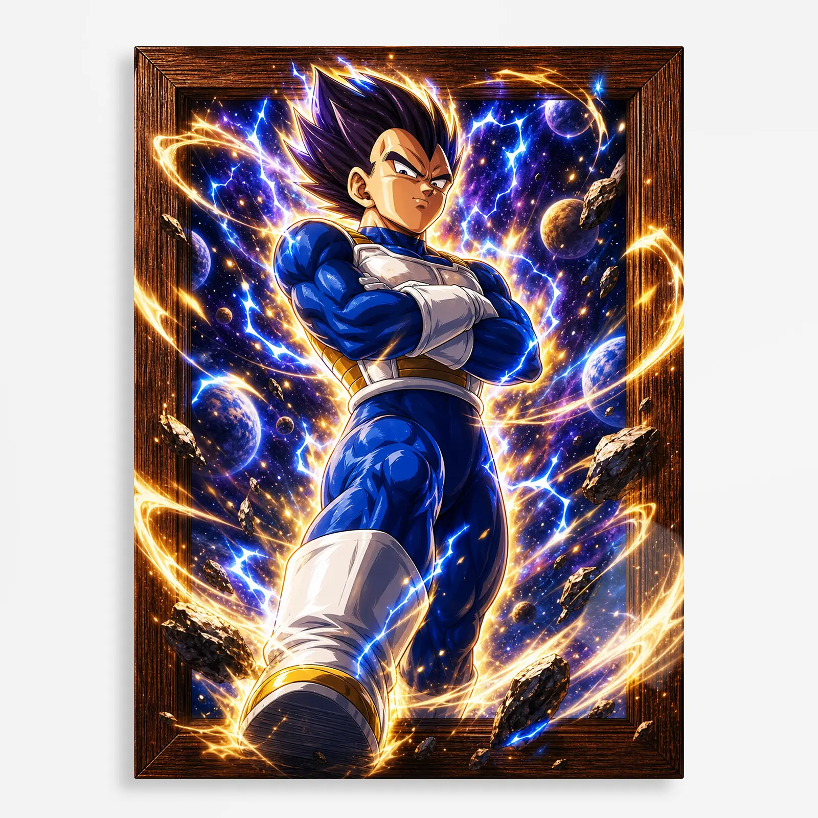 anime metal poster (132) s1 Anime Metal Poster Wall Decor - DB Vegeta - D - Image 1