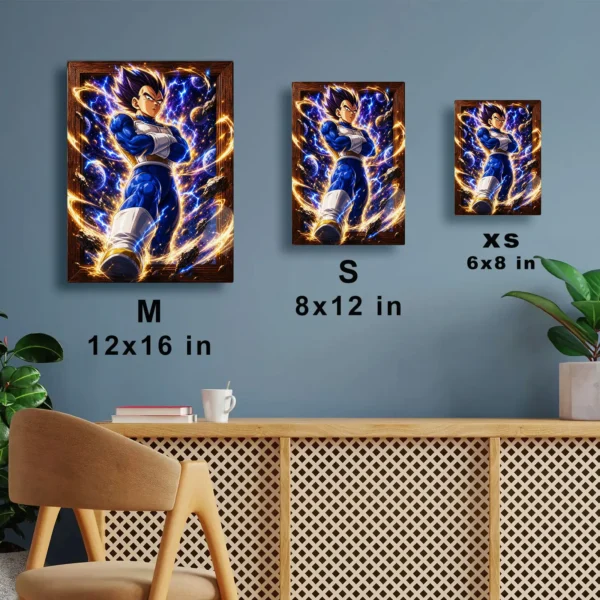 Anime Metal Poster Wall Decor - DB Vegeta - D - Image 7