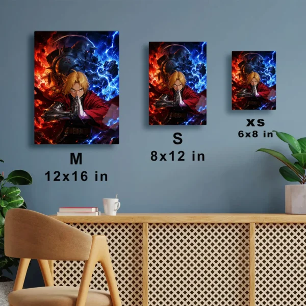 Anime Metal Poster Wall Decor - FMA - Image 7