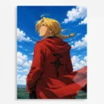 Anime Metal Poster Wall Decor - FMA Edward Elric