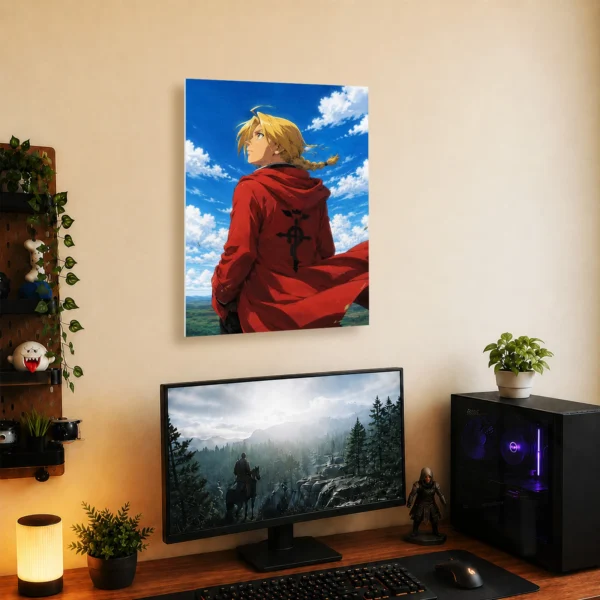 Anime Metal Poster Wall Decor - FMA Edward Elric - Image 5