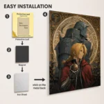 Anime Metal Poster Wall Decor - FMA - A - Image 2