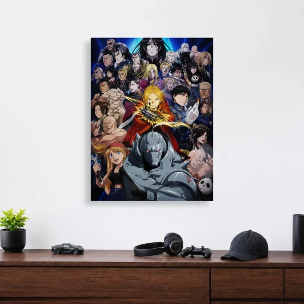 Anime Metal Poster Wall Decor - FMA - B - Image 4