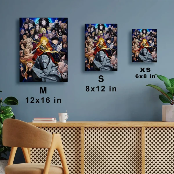 Anime Metal Poster Wall Decor - FMA - B - Image 7