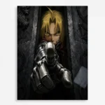 Anime Metal Poster Wall Decor - FMA Edward Elric - A