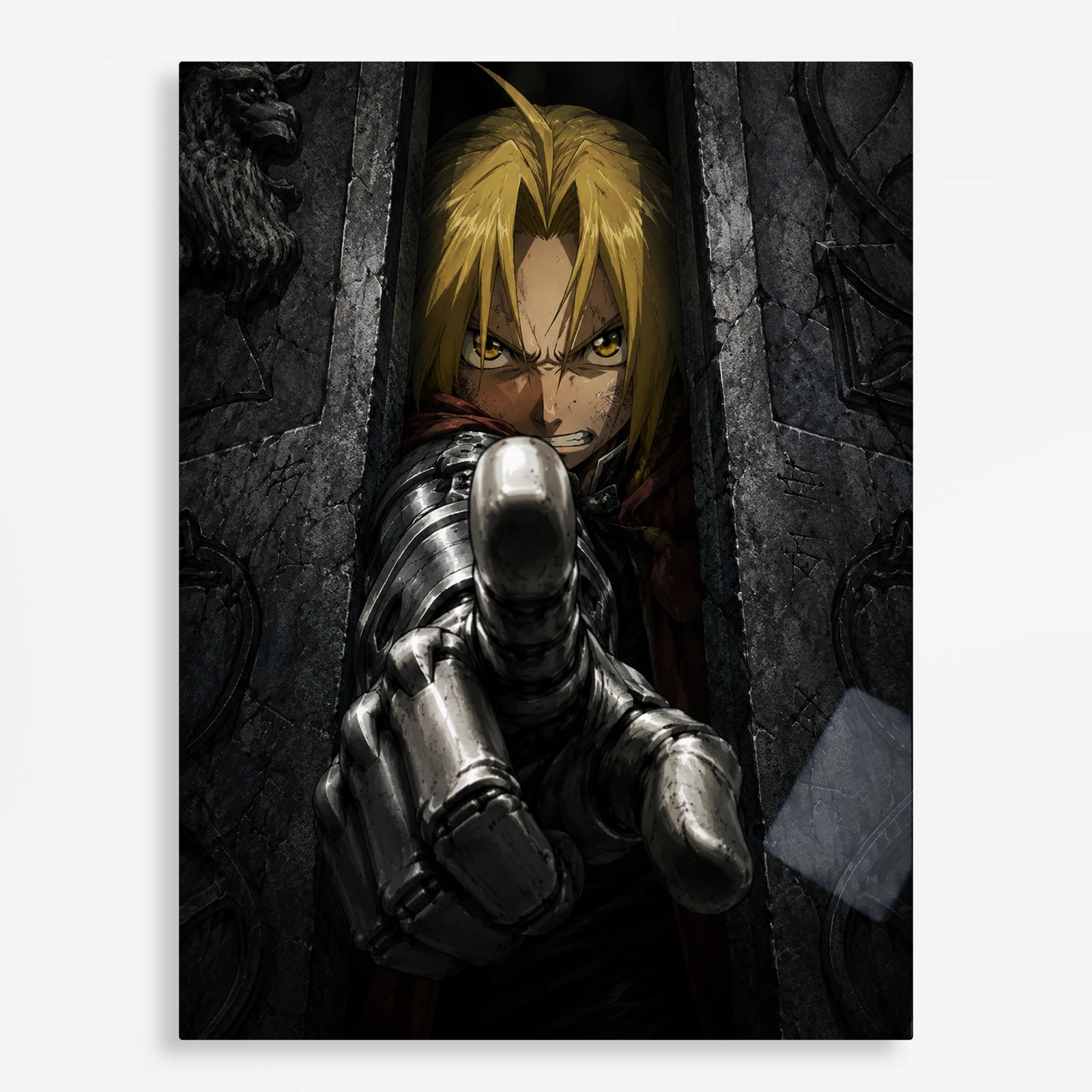 anime metal poster (137) s1 Anime Metal Poster Wall Decor - FMA Edward Elric - A - Image 1