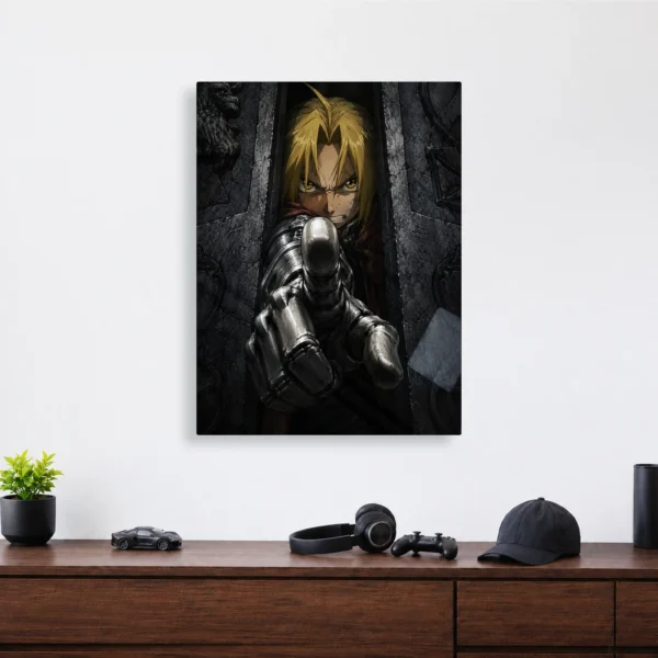 Anime Metal Poster Wall Decor - FMA Edward Elric - A - Image 4