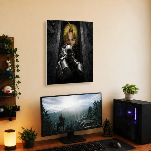 Anime Metal Poster Wall Decor - FMA Edward Elric - A - Image 5