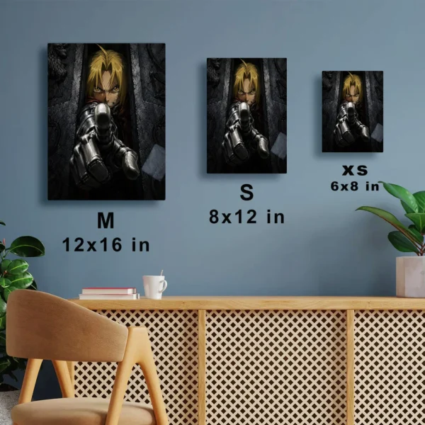 Anime Metal Poster Wall Decor - FMA Edward Elric - A - Image 7