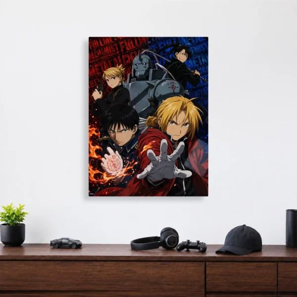 Anime Metal Poster Wall Decor - FMA - C - Image 4