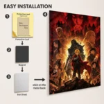 Anime Metal Poster Wall Decor - FMA - D - Image 2