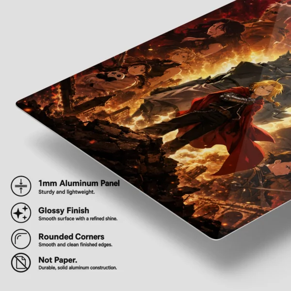 Anime Metal Poster Wall Decor - FMA - D - Image 6