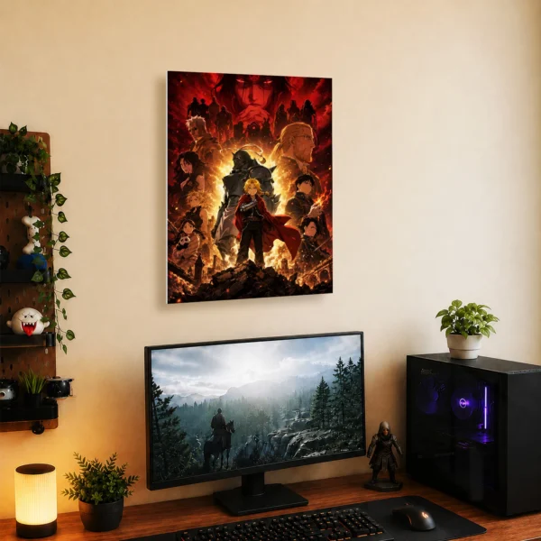Anime Metal Poster Wall Decor - FMA - D - Image 5