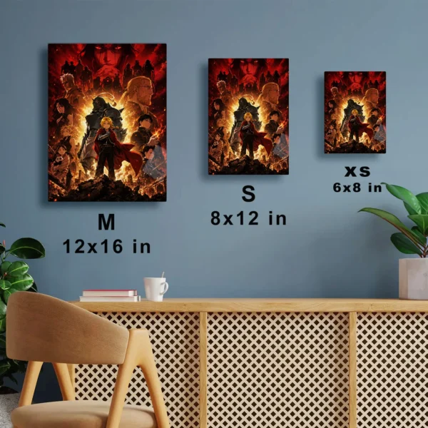 Anime Metal Poster Wall Decor - FMA - D - Image 7