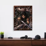 Anime Metal Poster Wall Decor - AOT Levi Ackerman - C - Image 4