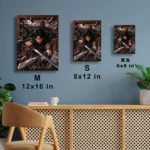 Anime Metal Poster Wall Decor - AOT Levi Ackerman - C - Image 7