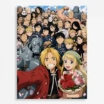Anime Metal Poster Wall Decor - FMA - E