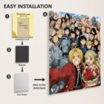 Anime Metal Poster Wall Decor - FMA - E - Image 2