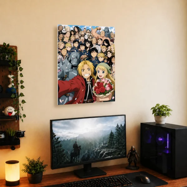 Anime Metal Poster Wall Decor - FMA - E - Image 5