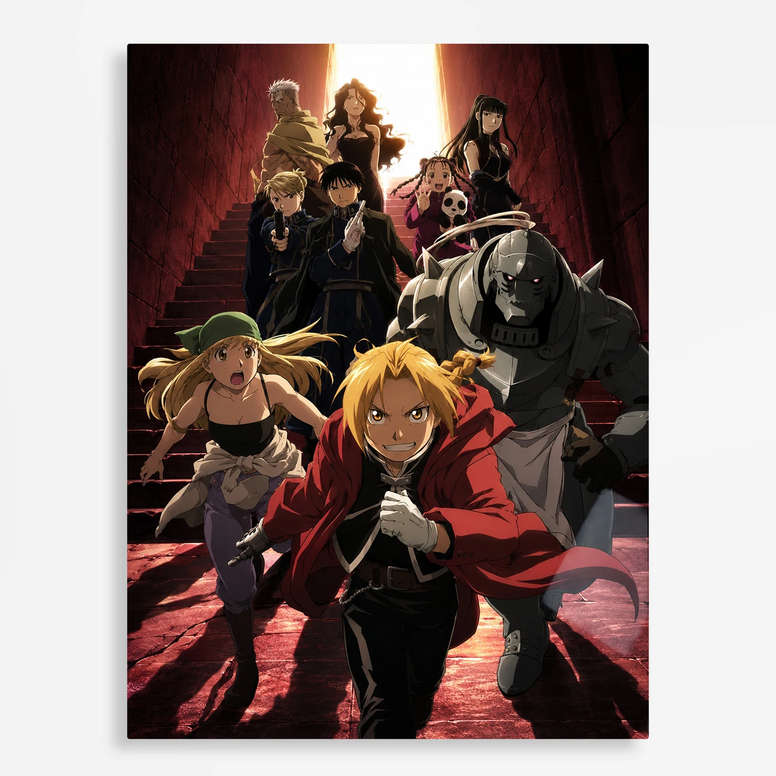 anime metal poster (141) s1 Anime Metal Poster Wall Decor - FMA - F - Image 1