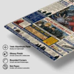 Anime Metal Poster Wall Decor - FMA Newspaper - Image 6
