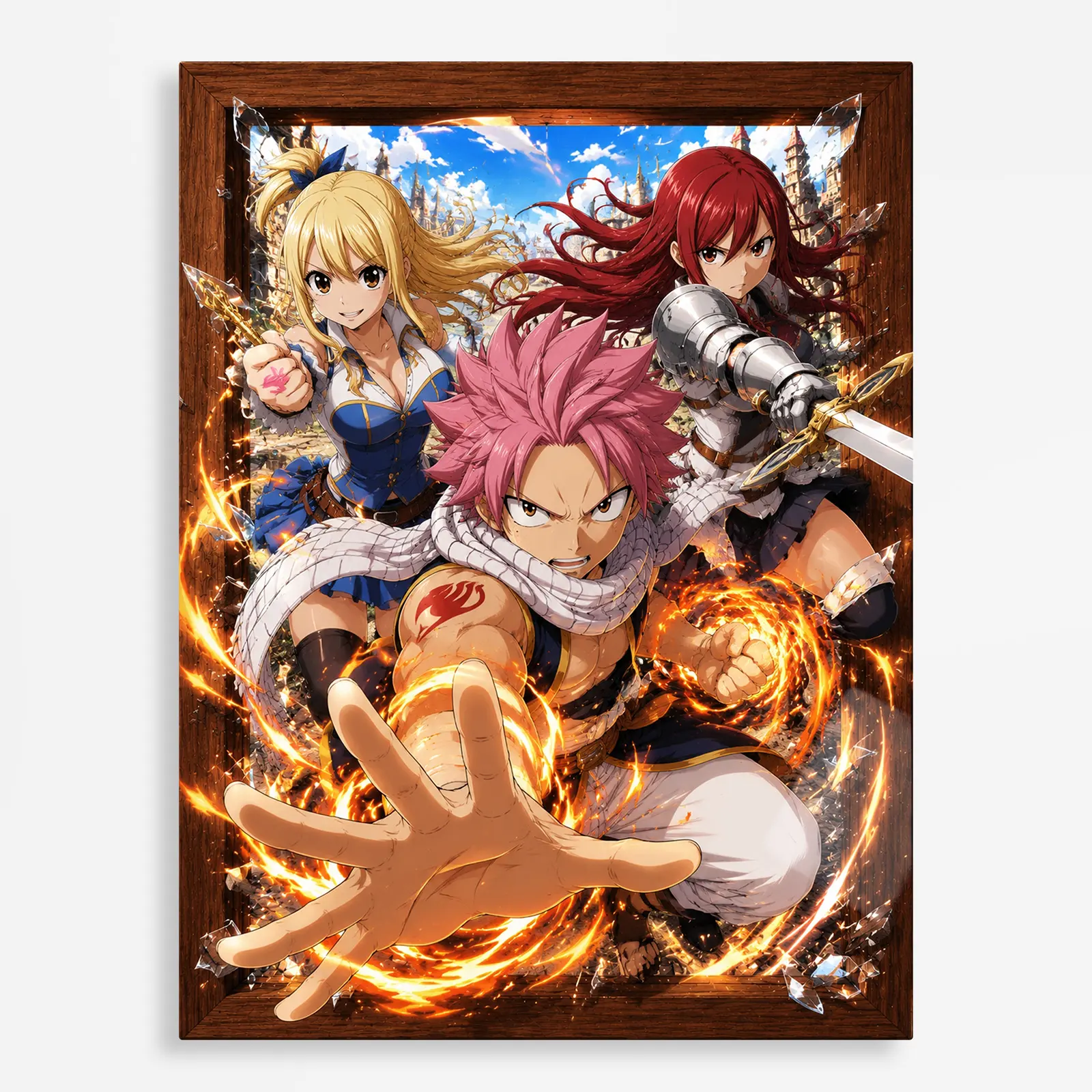 anime metal poster (147) s1 Anime Metal Poster Wall Decor - Fairy - B - Image 1