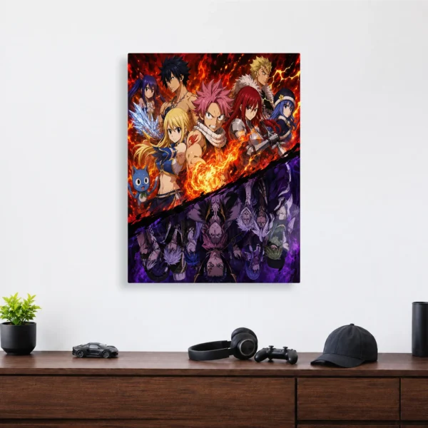Anime Metal Poster Wall Decor - Fairy - E - Image 4