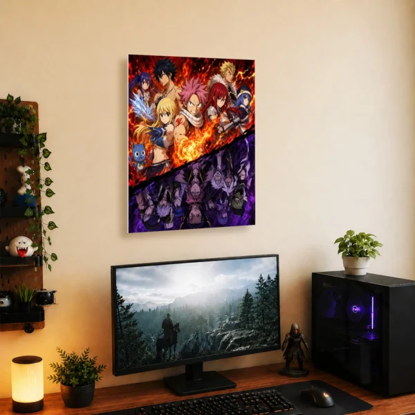 Anime Metal Poster Wall Decor - Fairy - E - Image 5