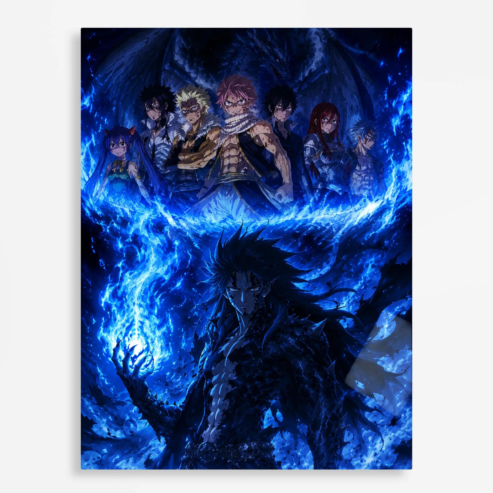 anime metal poster (151) s1 Anime Metal Poster Wall Decor - Fairy - F - Image 1