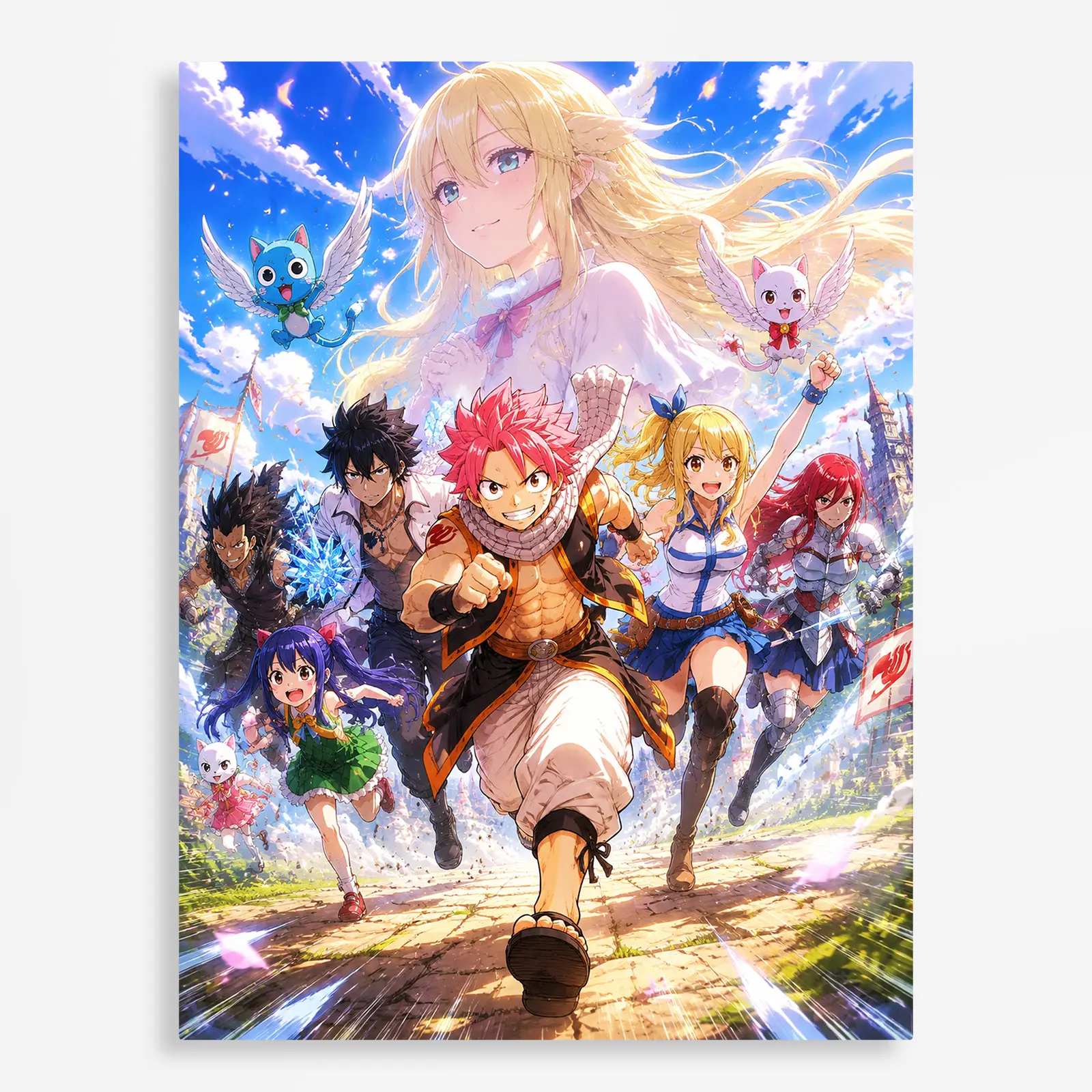 anime metal poster (152) s1 Anime Metal Poster Wall Decor - Fairy - G - Image 1