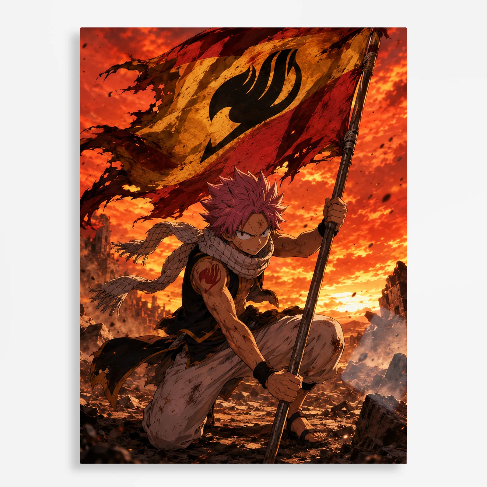 anime metal poster (153) s1 Anime Metal Poster Wall Decor - Fairy - H - Image 1
