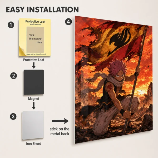 Anime Metal Poster Wall Decor - Fairy - H - Image 2